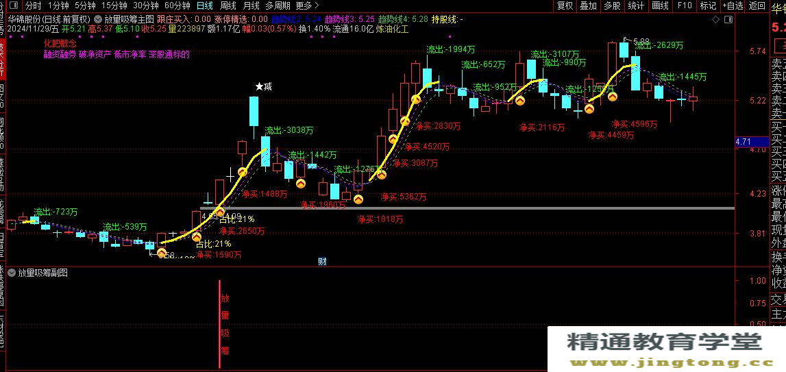通达信首板放量吸筹指标 成功率90% 副图+选股 共振确定性买点.jpg