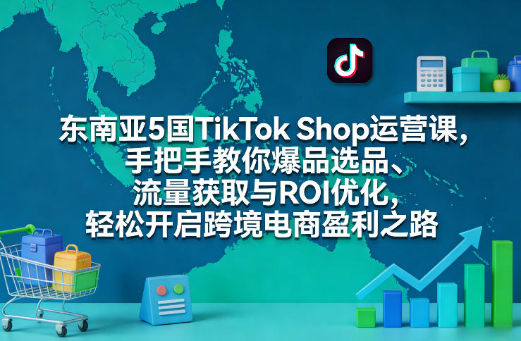 东南亚TikTok Shop全链路运营课 手把手教跨境电商盈利.jpg