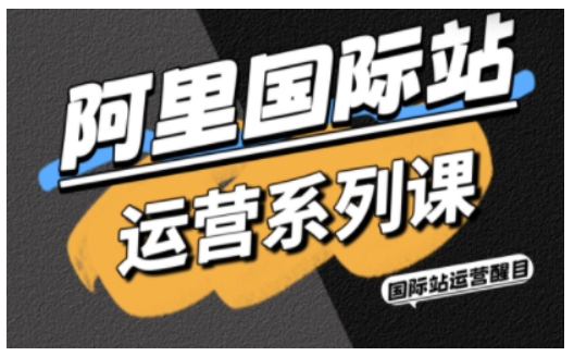 醒目老师阿里国际站运营系列课 直通车全站推实战SOP+AI工具包