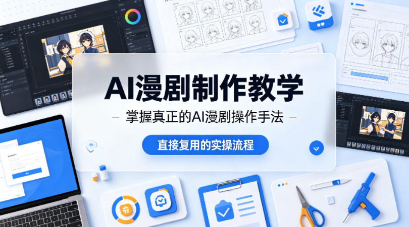 AI 漫剧制作教学 真正可复用实操流程 全程 AI 高效成片.jpg