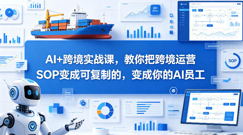 跨境 AI 实战教程 打造可复用运营 SOP 用 AI 替代人工干活