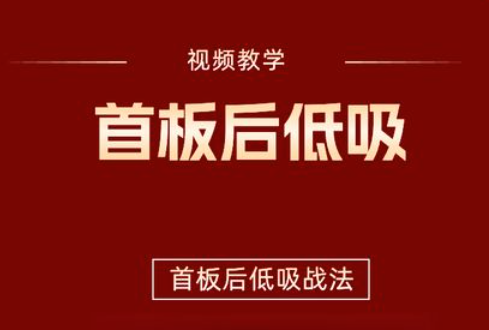 首板后低吸战法 全套视频教程 通达信指标源码 TN6 文件