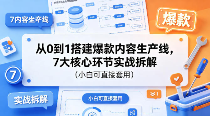 爆款内容批量生产教程 小说推文文案改文 AI 分镜全流程