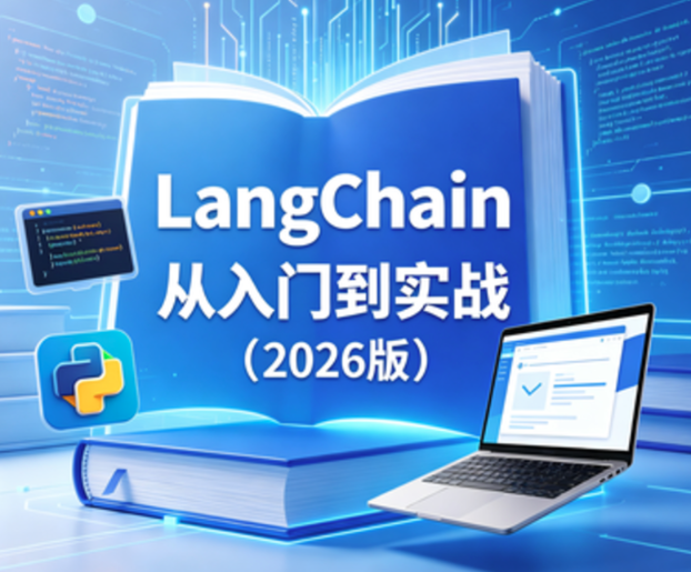 2026LangChain 实战开发课 多平台大模型调用 Agent 工具 Milvus 向量库实操视频.png