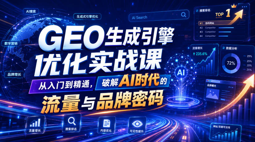 AI 时代 GEO 优化从入门到精通 豆包 DeepSeek 文心一言抓取收录实操课程.jpg