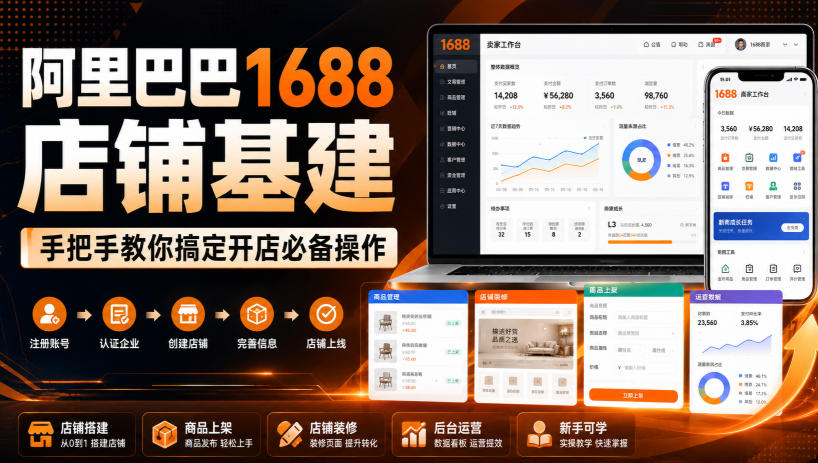 1688 店铺基建全套课程 25 节实操视频新店后台设置教学.jpg
