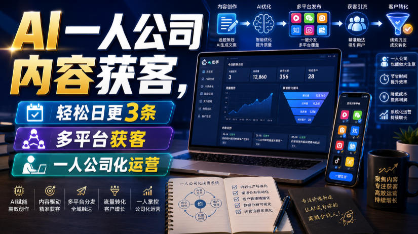 AI 一人公司自动化内容生产线 个人 IP 短视频获客 Codex 实战教程.jpg